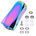 thumbnail image 2 of 34.5g 89mm Colorful Fishing Baitcasting Wheel, Power Knob Reel, for Fishing Tackle Handle Reel Replacement Sea/Fresh Fishing Fishing Lover Colorful Set,Colorful Handle Reel, 2 of 7