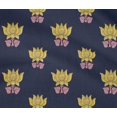 thumbnail image 4 of oneOone Cotton Flex Fabric Leaves & Lotus Block Fabric Prints By Yard 40 Inch Wide, 4 of 4