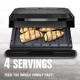 thumbnail image 4 of George Foreman 4-Serving Removable Plate Grill and Panini Press, GRP1065BC, 4 of 8
