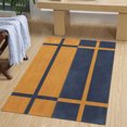 thumbnail image 1 of Casavani Cotton Handblock Printed Dhurrie Blue Hallway Runner Area Rug Outdoor Rug 6x12 feet, 1 of 7