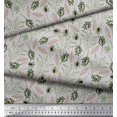 thumbnail image 3 of Soimoi Cotton Duck Fabric Leaves & Insect Print Fabric by The Yard 56 Inch Wide, 3 of 3