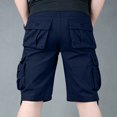 thumbnail image 4 of Cameland Men's Plus Size Cargo Shorts Multi-Pockets Relaxed Summer Beach Shorts Pants, 4 of 4