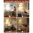 thumbnail image 3 of OUTONLIFE Floor Lamp with Table, Remote & 2 Drawers, Side Table with Charging Station, Dimmable Nightstand with 3 Color Temperatu, 3 of 7