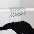 thumbnail image 4 of Home Basics FH01140 Cintre en Velours Sunbeam Noir,, 4 of 5