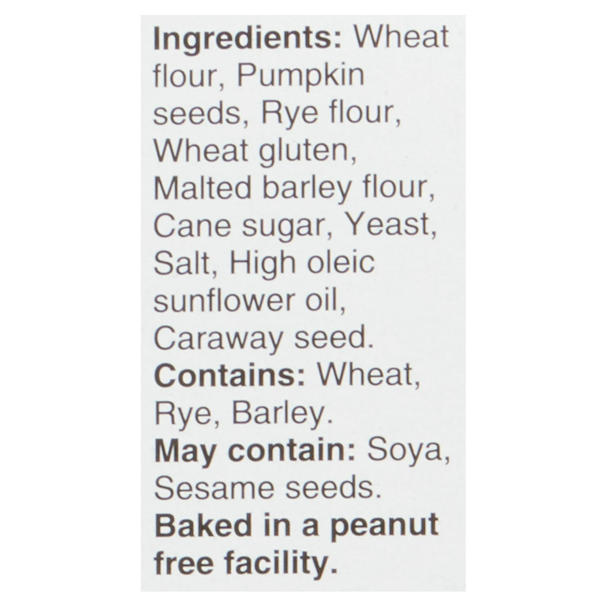 Boulangerie Grissol Melba Toast Rye with Seeds 350g