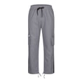 thumbnail image 4 of cllios 2024 Clearance Cargo Pants for Men Plus Size Multi Pockets Pants Work Tactical Trousers Comfortable Camping Cargo Pants, 4 of 5