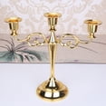 thumbnail image 2 of Metal 3/5-Arm Candle Holder Candlestick Romantic Dinner Holiday Wedding Decor, 2 of 8