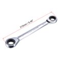 thumbnail image 2 of Unique Bargains Double Box End Ratcheting Wrench (16x18mm) Metric 72 Teeth 12 Point Ratchet Spanner Tools, CR-V, 2 of 5