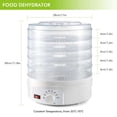 thumbnail image 2 of SXcggal Food Dehydrator Machine Dehydrator For Food And Food Dehydrator With 5 Trays Food Dryer With Adjustable Temperature For Fruits Veggies Meats & Dog Healthy Unbreakable Multitaskig Cookware, 2 of 8