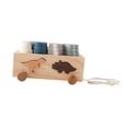 thumbnail image 4 of lionlar Wooden Shape Sorting Stacking Toy Building Car for Kids Ages 1 2 3 Years Old dinosaurs, 4 of 9