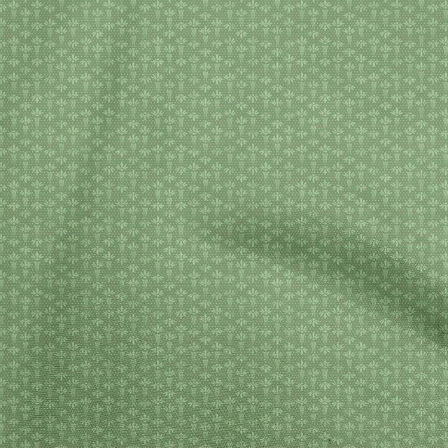 oneOone Viscose Jersey Light Green Fabric Asian Block Sewing Craft Projects Fabric Prints By Yard 60 Inch Wide