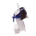 thumbnail image 4 of facefd Female Face Glasses Sunglasses Spectacle Display Stand Holder White Purple, 4 of 9