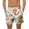 thumbnail image 1 of Birdeem Shorts de Plage Amples d'Été pour Hommes avec Poches, 1 of 12