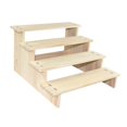 thumbnail image 3 of Tachiuwa Wood Display Riser Collectibles Display Stand for Ornaments Crafts Apartment 4 Layer 30cm, 3 of 9