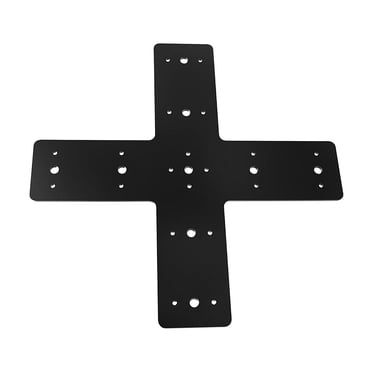 VONKY Cross Mending Plate Flat Post to Connector Beam for Furniture Pavilion