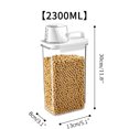 thumbnail image 3 of Dvkptbk Storage Boxs Plastic Cereal Dispenser Storage Box Kitchen Food Grain Rice Container Nice Home & Garden, 3 of 6