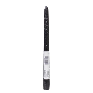 Hometrends 10" Black Unscented Taper Candle