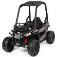 thumbnail image 4 of Gymax 12V Batter Powered Kids Ride on Car UTV Truck w/ Remote Control Music MP3 Black, 4 of 10