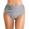 thumbnail image 1 of Bas de Maillot de Bain à Classification de Produit - Taille Haute Froncée, Contrôle du Ventre, Bas de Bikini pour Femmes - Maillot de Bain Confortable et Stylé pour la Plage Ou la Piscine, 1 of 6