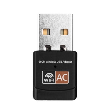 USB WiFi Adapter 600Mbps Dual-Band Wireless Network Adapter Dongle 2.4GHz / 5.0GHz Ethernet 802.11AC for Laptops, Desktops, Tablets, Smartphones