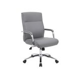Boss Office Products B696C-GY Chairs Executive Seating, Grey