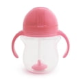 thumbnail image 4 of Munchkin Any Angle Click Lock Tasse d'entraînement à paille lestée Rose 7 oz, 4 of 6