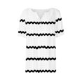 thumbnail image 4 of Birdeem Blouses pour Femmes T-Shirt Col en V Couleur Unie, 4 of 12