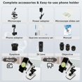 thumbnail image 3 of Microscope for Adults Professional:Compound Microscope for Kids 8-12,100X-2000X Kids Microscope Kit with Prepared Microscope Slides and Covers,Plant Stereo Microscopes for Kids, 3 of 7
