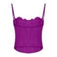 thumbnail image 4 of LSLJS Solid Color Versatile Women Tight Fitting Corset with Lace Lace Lace and Top, Womens Camisole Tank Tops, 4 of 5