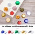 thumbnail image 2 of 100 Pieces Cupcake Paper Liners Mini Non-Stick Molds Cupcake DIY Baking Muffin Baking Molds DIY Pastry Chocolate Home Kitchen Bakeware, Red, 2 of 9