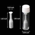 thumbnail image 3 of VONKY Soft Hard Contact Lens Remover Insertion Tool Stick Plunger White 10pcs, 3 of 9