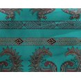 thumbnail image 4 of oneOone Georgette Viscose Fabric Peacock Block Print Fabric BTY 42 Inch Wide, 4 of 4