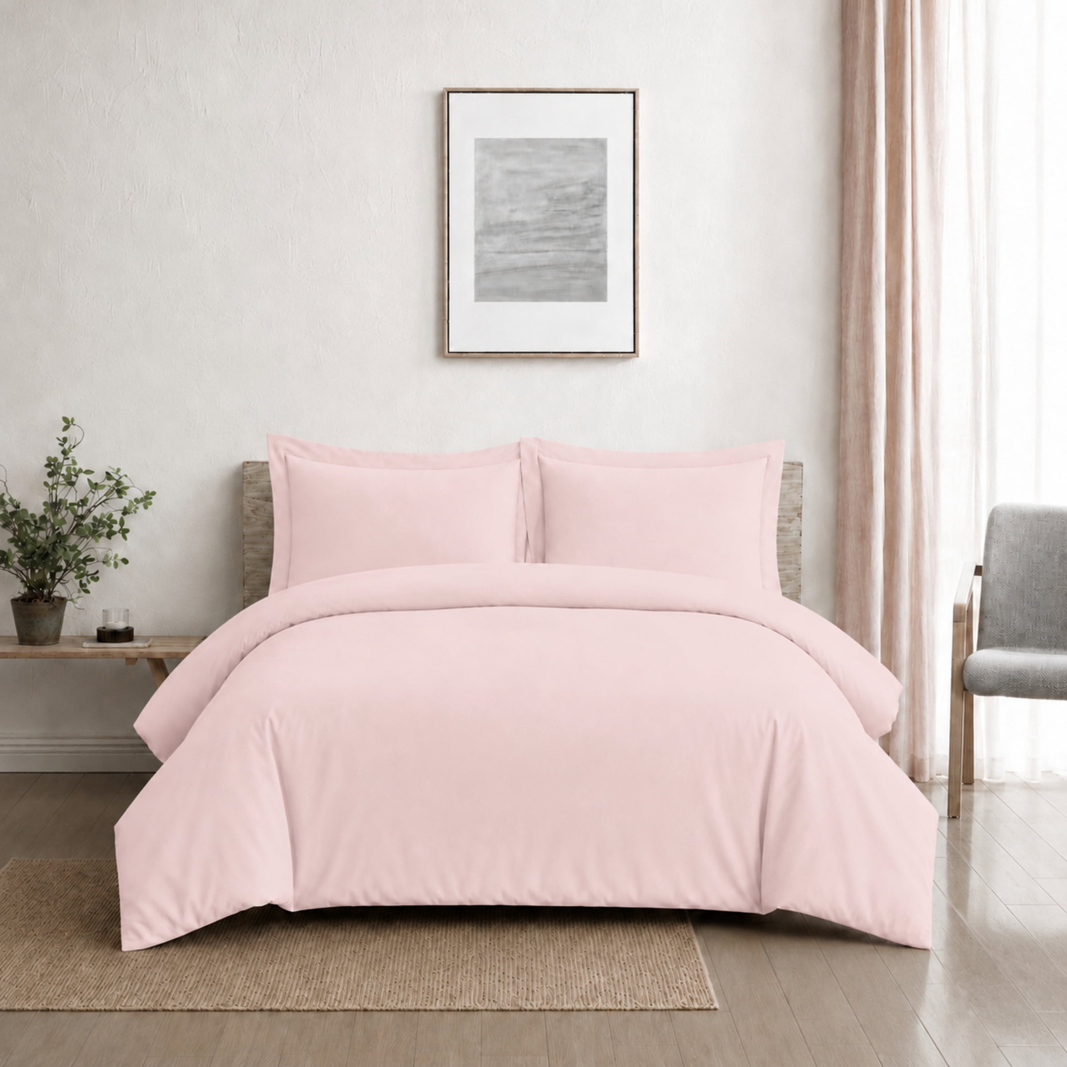 Swift Home Ultra Soft Solid Duvet Cover Set, Twin