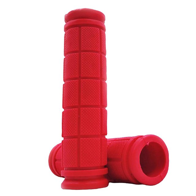 koolsoo Poignée de Guidon Couverture de Surgrip en Caoutchouc Confortable pour Barre de Poignée Rouge
