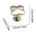 thumbnail image 3 of Glass Cabinet Door Handle Pull Wardrobe Drawer Shoe Metal Pull, 3 of 6