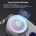 thumbnail image 4 of Retractable Dog Leash, Bright LED Light One Handed Brake Pause Lock   Duty Pet Leash, 4 of 8