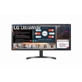 thumbnail image 1 of LG 34" Ultrawide UXGA 75Hz 5ms GTG IPS LED FreeSync Gaming Monitor - Black - (34WL500-B), 1 of 7