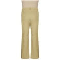 thumbnail image 3 of Xuniizn Mens Dress Pants, Solid Color Zipper Button Stretch Flared Pants with Pockets, Business Fashion Comfortable Formal Suit Trousers, 3 of 7