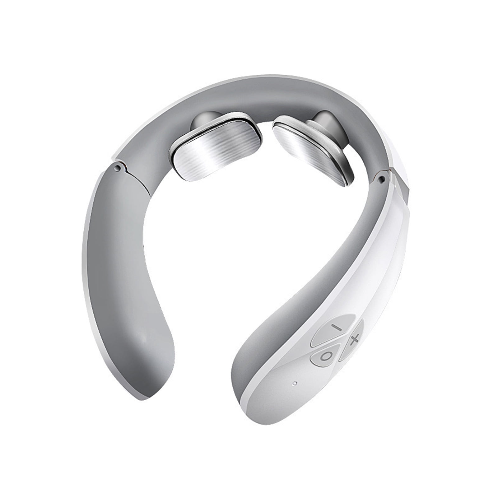Yeacher Portable Electric Neck Massager Cervical Massager for Neck Relaxation Pain 12 Massage Modes 15 Levels Intensity 15min Timing Battery Powered