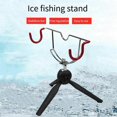 thumbnail image 2 of Support de Canne à Pêche sur Glace Portable Angle Réglable Anti - Installation Facile Support de Canne à Pêche Double Tête, 2 of 5