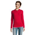 thumbnail image 2 of SOLS Womens Perfect Long Sleeve Pique Polo Shirt, 2 of 7