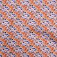 thumbnail image 1 of oneOone Rayon Orange Fabric Abstracts Sewing Material Print Fabric By The Yard 56 Inch Wide, 1 of 4