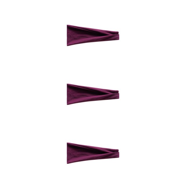 maskred Elastic Hair Bands For High Elasticity And Sweat Absorption 23purplish red 1 3Set