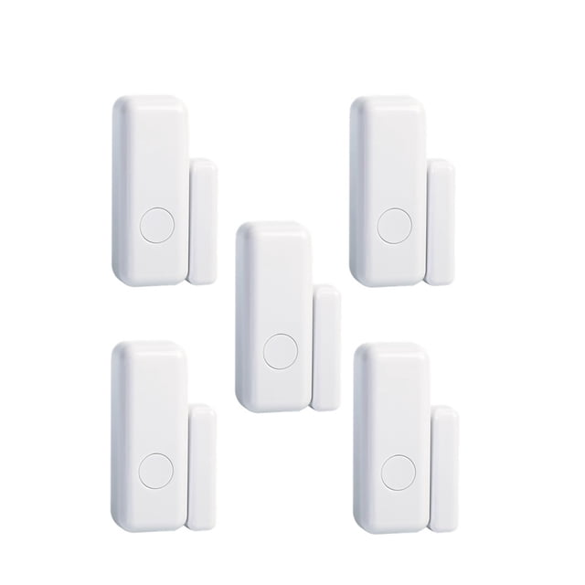 Wireless Magnetic Door & Window Sensor EV1527 Coding Mode For Home Security Alarm System Home Burglar Alarm Kits ,Easy to Install