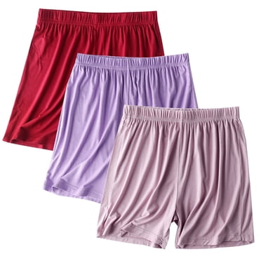 Plus Size Wide Leg Bermuda Shorts for Women New 3pc Cotton Shorts for Women Casual Shorts Loose Fitted Summer Beach Shorts Cute Pajama Shorts Sleepwear Beige M