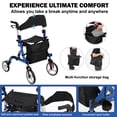 thumbnail image 4 of Vélo et Fauteuil Roulant pour Enfants 2-en-1 Compact / Poignée, Siège et Dossier Réglables / Freins à Main / Amortisseur, 4 of 6