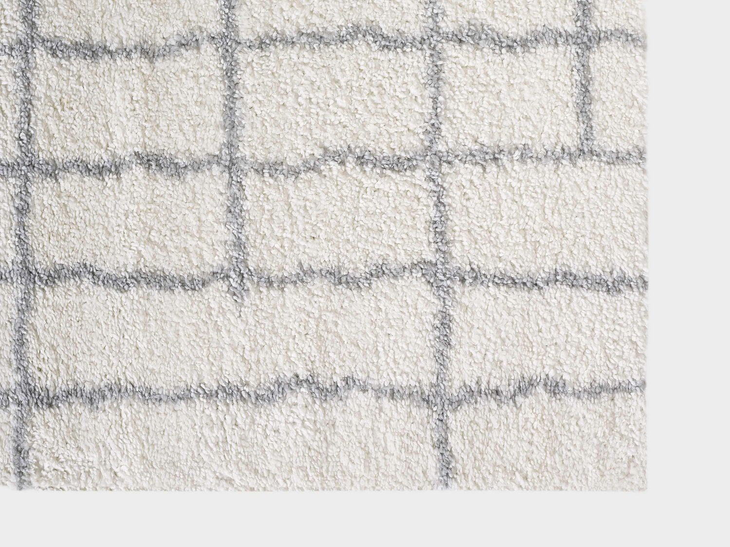 Tapis tissé crème et gris Zafra