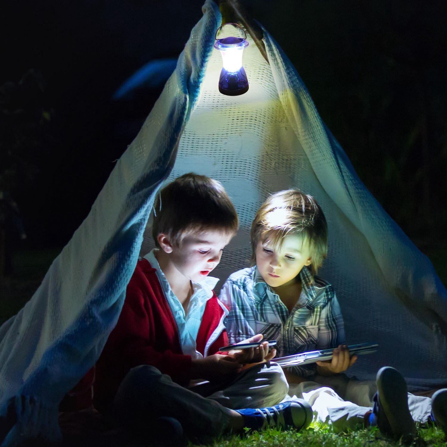 LED Mini Camping Light Lantern with 4 AAA Batteries Included