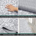 thumbnail image 4 of Findosom 2'x10' Hallway Runner Rug Washable Vintage Kitchen Laundry Runner with Non Slip Backing Farmhouse Entryway Living Room Floor Mat Stain Resistant Runner Carpet Gray, 4 of 6