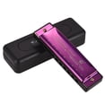 thumbnail image 1 of Key of C Diatonic Harmonica Mouthorgan with ABS Reeds Mirror Surface Design 10 Holes Blues Harmonica Perfect for Beginners Professional Students Kid Purple, 1 of 9